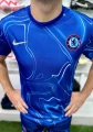 Футбольна форма Челсі (Chelsea) 2024-2025 домашня синьо-блакитна F0095