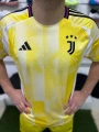Футбольная форма Ювентус (Juventus) 2024-2025 выездная желто-белая F0096