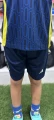 Футбольна форма дитяча Аль-Наср (Al Nassr) 2024-2025 виїзна темно-синьо-жовта F0099