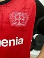 Футбольна форма дитяча Байєр (Bayer Leverkusen) 2024-2025 домашня червоно-чорна F0100