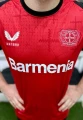 Футбольна форма Баєр (Bayer Leverkusen) 2024-2025 домашня червоно-чорна F0107