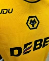 Футбольная форма Вулверхемптон (Wolverhampton Wanderers) 2024-2025 домашняя желто-черная F0111
