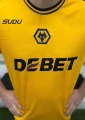 Футбольная форма Вулверхемптон (Wolverhampton Wanderers) 2024-2025 домашняя желто-черная F0111