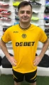Футбольная форма Вулверхемптон (Wolverhampton Wanderers) 2024-2025 домашняя желто-черная F0111