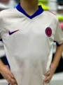 Футбольная форма детская Челси (Chelsea) 2024/2025 выездная бежево-сине-оранжевая F0121