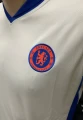 Футбольна форма Челсі (Chelsea) 2024/2025 виїзна бежево-синьо-помаранчева F0124