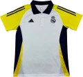 Поло Реал Мадрид (Real Madrid) 2024-2025 біло-жовто-чорне F0139