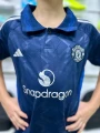 Футбольна форма дитяча Манчестер Юнайтед (Manchester United) 2024-2025 виїзна темно-синя F0131