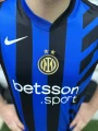 Футбольна форма Інтер (Inter Milan) 2024-2025 домашня синьо-чорна F0154