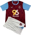 Футбольная форма Бернли (Burnley) 2024-2025 домашняя бордово-голубо-белая F0157