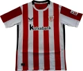 Футболка Атлетик Бильбао (Athletic Bilbao) 2024-2025 домашняя красно-белая F0166