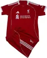 Футбольна форма Ліверпуль (Liverpool) 2025-2026 домашня червоно-біла F0244