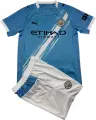 Футбольна форма Манчестер Сіті (Manchester City) 2025-2026 домашня блакитно-біла F0247