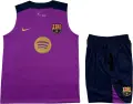 Футбольна форма Барселона (Barcelona) 2024-2025 тренувальна фіолетово-темно-синя F0275