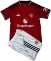 Футбольная форма Манчестер Юнайтед (Manchester United) 2025-2026 домашняя красно-черно-белая F0284