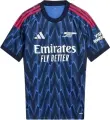 Футболка Арсенал (Arsenal) 2025-2026 выездная темно-сине-красная F0286