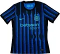 Футболка Інтер (Inter Milan) 2025-2026 домашня чорно-синя F0310