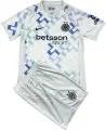 Футбольна форма Інтер (Inter Milan) 2025-2026 виїзна біло-бірюзово-синя F0317
