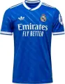 Футболка Реал Мадрид (Real Madrid) 2025-2026 резервна синьо-біла F0407