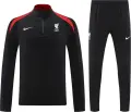 Спортивний костюм Ліверпуль (Liverpool) 2025-2026 чорно-червоний F0470