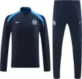 Спортивный костюм Челси (Chelsea) 2025-2026 темно-сине-голубой F0482