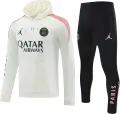 Спортивный костюм ПСЖ (PSG) 2025 бело-черно-светло-розовый F0494