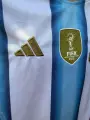 Футбольна форма дитяча збірної Аргентини 2026 Чемпіонат світу домашня біло-блакитно-чорна F0534
