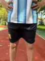 Футбольна форма дитяча збірної Аргентини 2026 Чемпіонат світу домашня біло-блакитно-чорна F0534