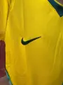 Футбольна форма дитяча збірної Бразилії 2026 Чемпіонат світу домашня жовто-синьо-темно-зелена F0536