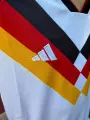 Футбольная форма детская сборной Германии 2026 Чемпионат Мира домашняя бело-черно-красно-желтая F0539