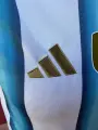 Футбольна форма збірної Аргентини 2026 Чемпіонат світу домашня біло-блакитно-чорна F0578