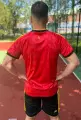 Футбольная форма сборной Бельгии 2026 Чемпионат Мира домашняя красно-желто-черная F0579