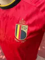 Футбольная форма сборной Бельгии 2026 Чемпионат Мира домашняя красно-желто-черная F0579