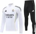 Спортивний костюм дитячий Реал Мадрид (Real Madrid) 2025-2026 біло-чорно-сіро-жовтий F0606