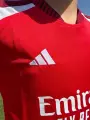 Футбольна форма дитяча Арсенал (Arsenal) 2026-2027 домашня червоно-біло-бордова F0635
