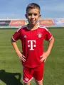 Футбольная форма детская Бавария (Bayern Munich) 2026-2027 домашняя красно-белая F0636