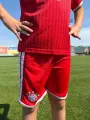 Футбольная форма детская Бавария (Bayern Munich) 2026-2027 домашняя красно-белая F0636