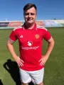 Футбольная форма Манчестер Юнайтед (Manchester United) 2026-2027 домашняя красно-белая F0659