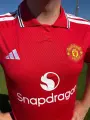 Футбольная форма Манчестер Юнайтед (Manchester United) 2026-2027 домашняя красно-белая F0659