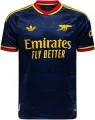 Футболка Арсенал (Arsenal) 2026-2027 виїзна темно-синьо-жовто-червона F0663