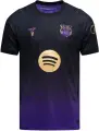 Футболка Барселона (Barcelona) 2026-2027 виїзна чорно-фіолетово-золота F0668