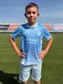 Футбольна форма дитяча Манчестер Сіті (Manchester City) 2026-2027 домашня блакитно-біла F0679