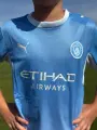 Футбольна форма дитяча Манчестер Сіті (Manchester City) 2026-2027 домашня блакитно-біла F0679