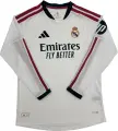 Футболка з довгим рукавом Реал Мадрид (Real Madrid) 2026-2027 домашня біло-темно-зелено-рожева F0697