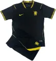 Футбольная форма Челси (Chelsea) 2026-2027 выездная черно-желтая F0709