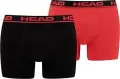 Труси (боксерки) Head BASIC BOXER 2P червоно-чорні, чорні (2 штуки) 701202741-020
