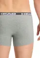 Трусы (боксерки) Head BASIC BOXER 2P светло-серо-черные, серо-черные (2 штуки) 701202741-012