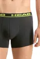 Трусы (боксерки) Head BASIC BOXER 2P темно-серо-лаймовые (2 штуки) 701202741-009