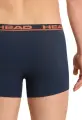 Трусы (боксерки) Head BASIC BOXER 2P темно-сине-оранжевые (2 штуки) 701202741-010