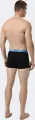 Трусы (боксерки) Head MEN ELASTIC BOXER 2P черно-голубые (2 штуки) 701234928-002